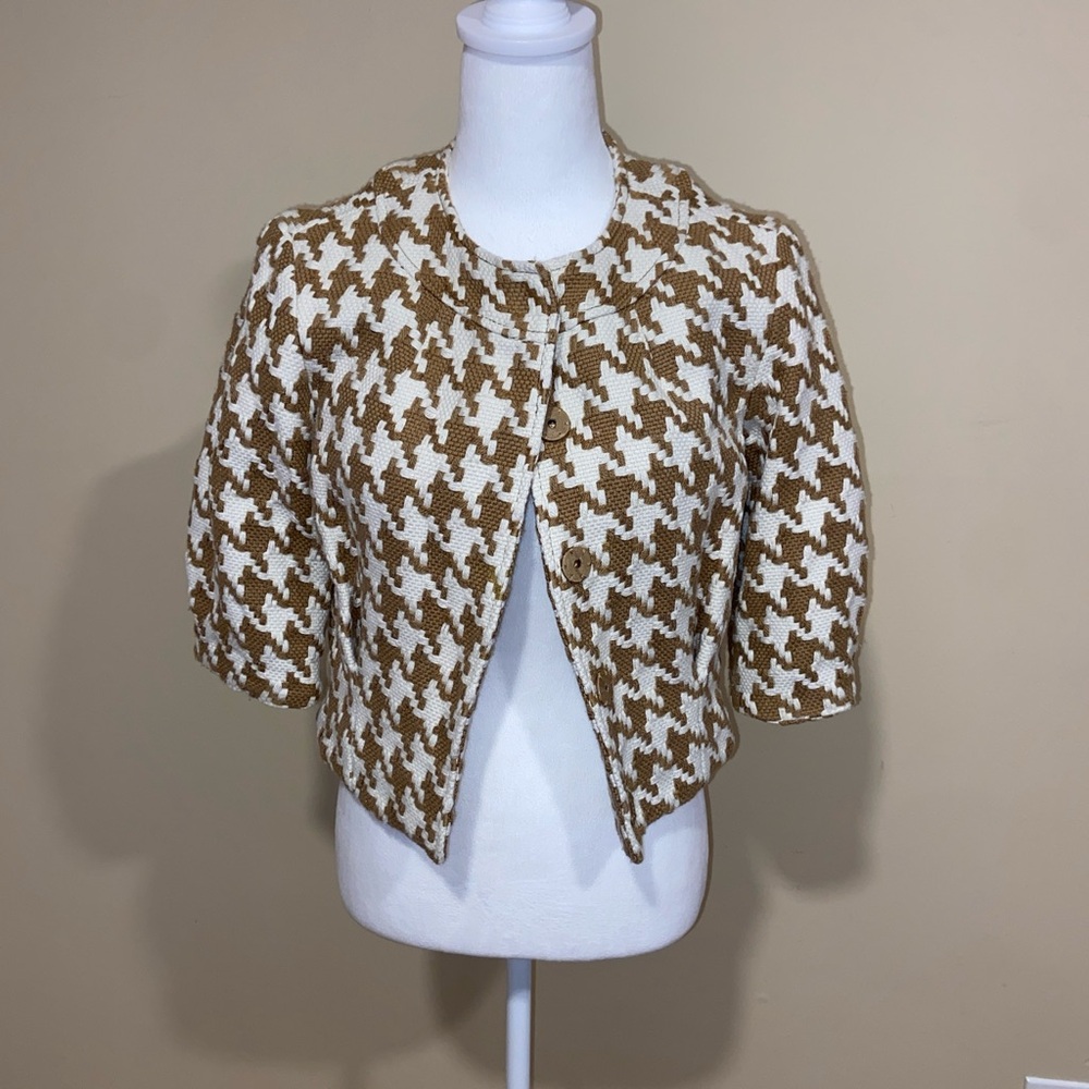 MICHAEL Michael Kors Tan and Cream Jacket